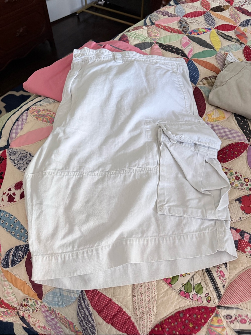 Ralph Lauren White Men's Cargo Shorts